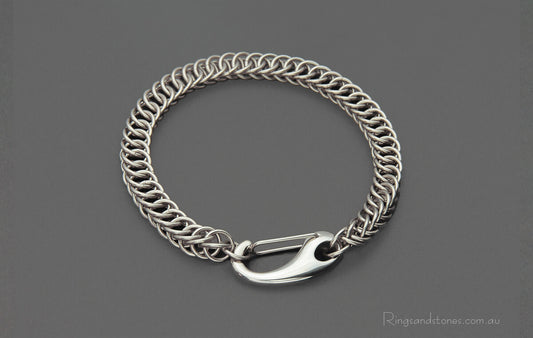 Stainless steel snake chain bracelet