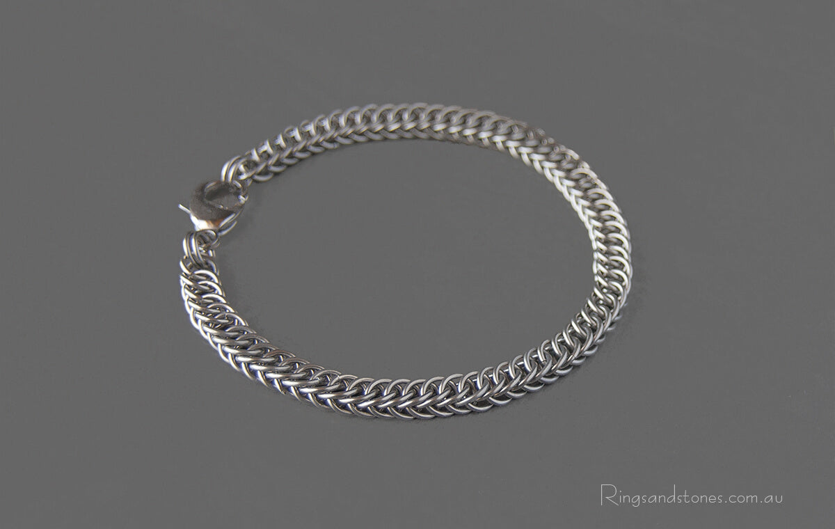 Mans stainless steel bracelet mens jewellery menswear accessory