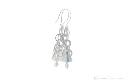 Ice princess Sterling silver earrings