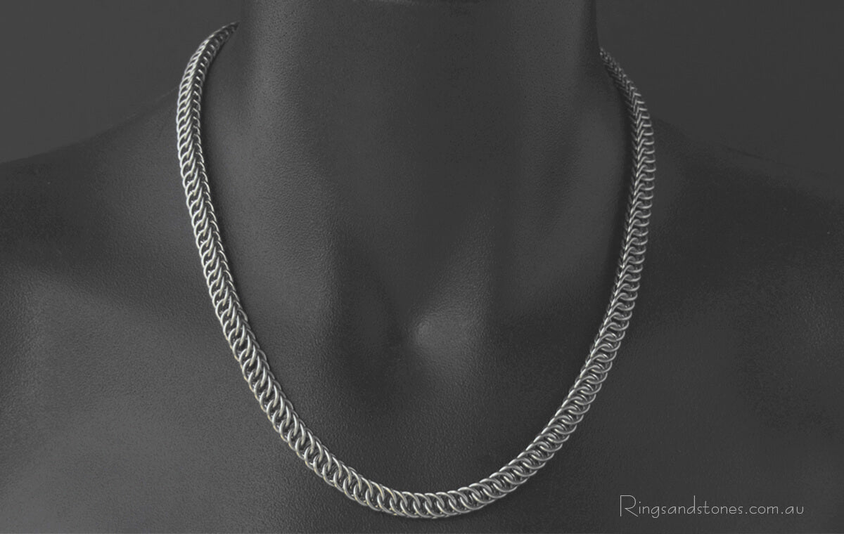 Mans chain necklace menswear accessory