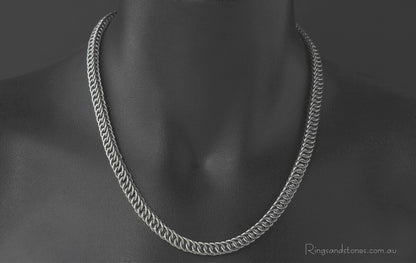 Mans chain necklace menswear accessory