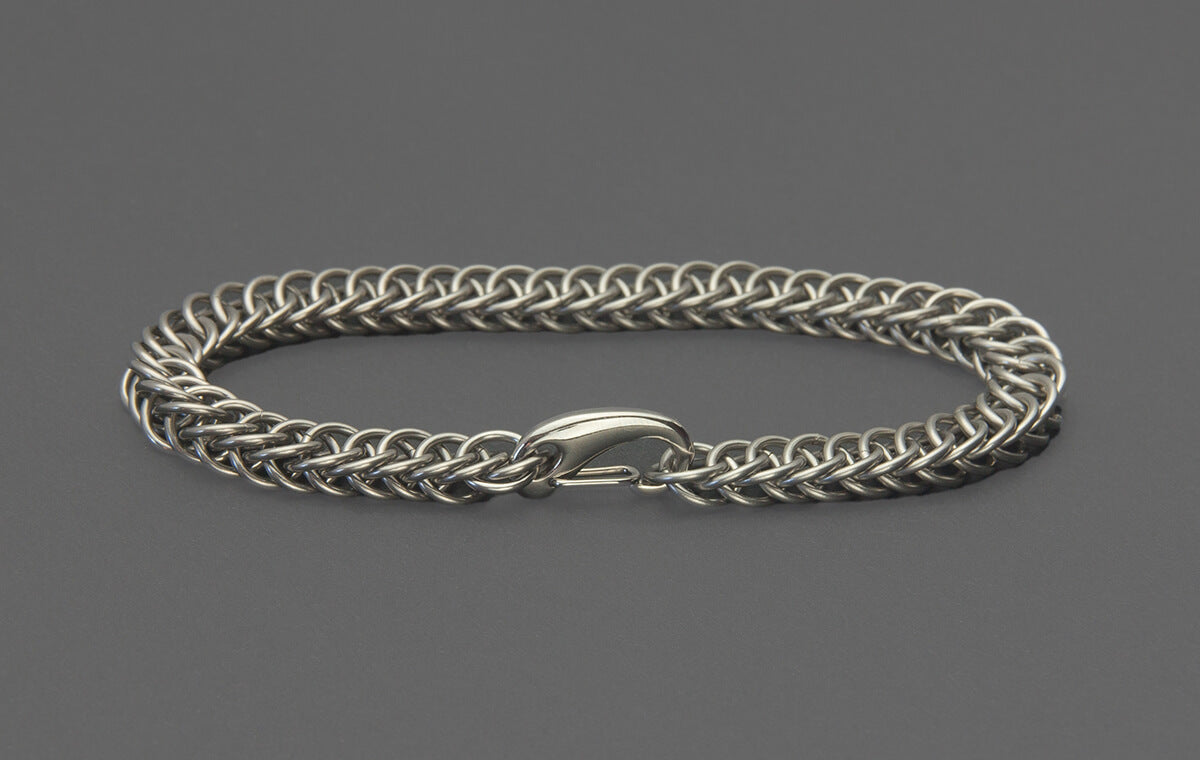 Stainless steel mans chain bracelet